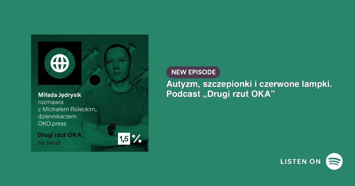 Baner promujący podcast Drugi rzut OKA z Michałem Roleckim