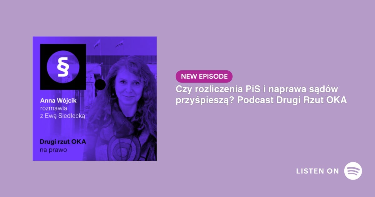 Banner promujący podcast Drugi rzut OKA