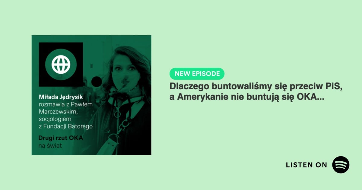Baner promujący podcast Drugi rzut OKA
