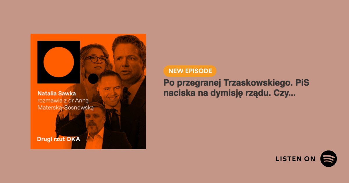 Baner promujący podcast Drugi rzut OKA