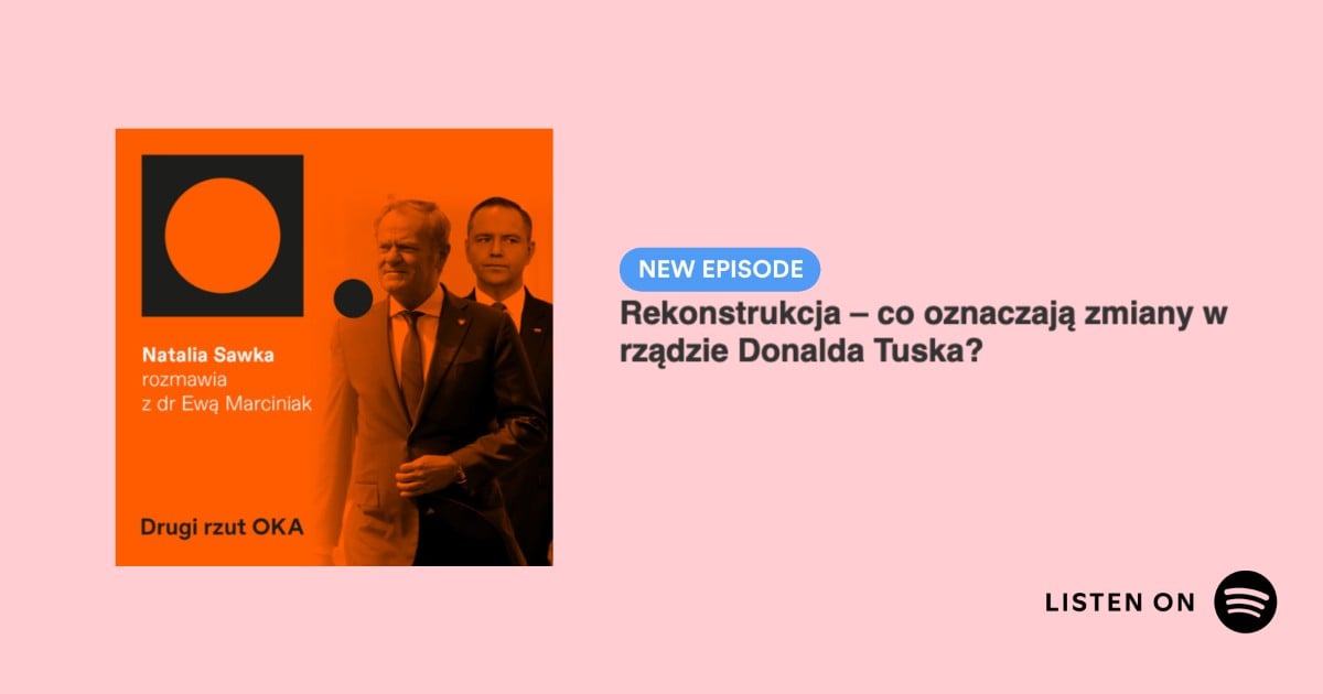 Baner promujący podcast Drugi rzut OKA