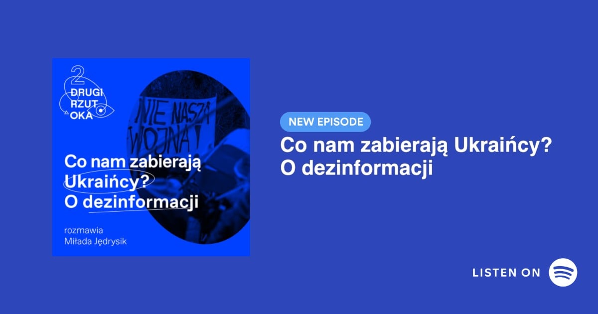 Banner promujący podcast Drugi rzut OKA
