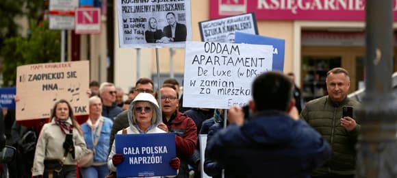 Nawrocki podczas spotkania z mieszkańcami Rzeszowa