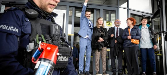 14.05.2025 Bialystok . Sad Rejonowy , kolejna rozprawa w sprawie