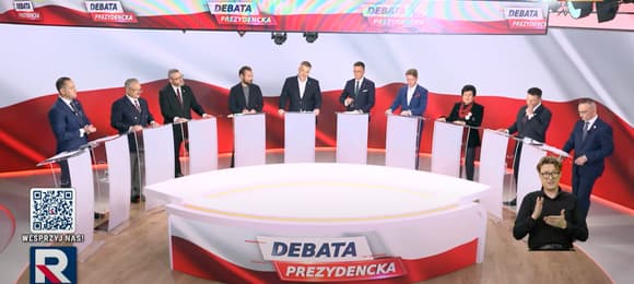 Kandydaci na prezydenta. Debata. Telewizja Republika