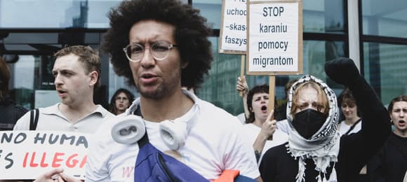 Manifestacja przeciwko rasizmowi