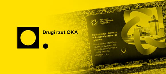 Ulotka reklamująca budowę elektrowni Choczewo