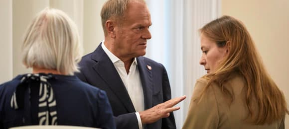 Donald Tusk i Katarzyna Pełczyńska-Nałęcz
