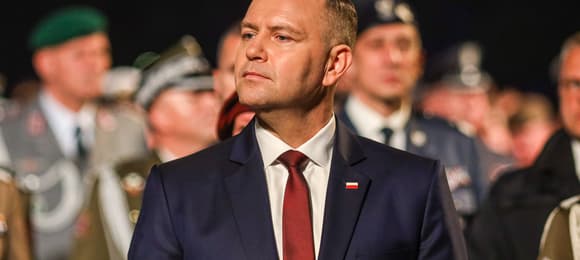 01.09.2025 Gdansk . Uroczystosc obchodow 86 . rocznicy wybuchu II Wojny Swiatowej na Westerplatte . N / Z Karol Nawrocki Fot. Michal Ryniak / Agencja Wyborcza.pl