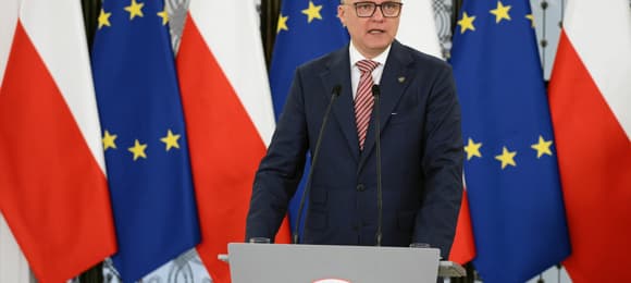 15.10.2025 Warszawa , ulica Wiejska , Sejm . Marszalek Szymon Holownia podczas konferencji prasowej pierwszego dnia 43. posiedzenia .Fot. Slawomir Kaminski / Agencja Wyborcza.pl