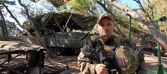 Propaganda jak z kremlowskiego podręcznika. Uprawia ją Polak, który walczy w rosyjskiej armii