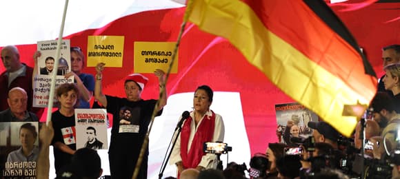 Musimy trwać do momentu, aż reżim Iwaniszwilego się rozpadnie [ROZMOWA]