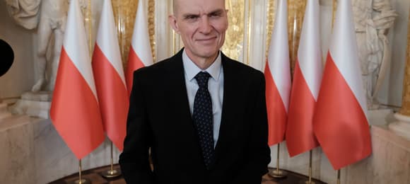 Andrzej Poczobut z Orderem Orła Białego