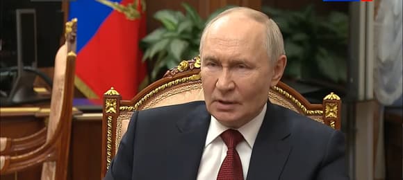 Putin reveals on tv  that he is negotiating with Ukraine, but rejects its proposals