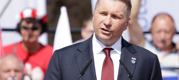 Przemysław Czarnek w Kłodzku zapowiada rozliczenia prokuratorów i urzędników