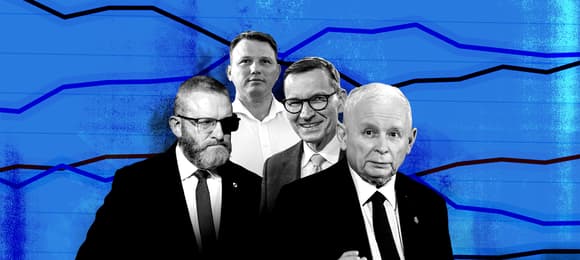 The 4 Horsemen of the Right-Wing Apocalypse. Morawiecki is riding a pony