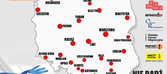 W 22 miastach protesty przeciwko antyukraińskiemu hejcowi i rasizmowi językowemu