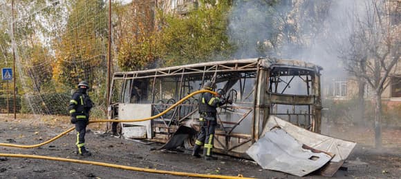 Rosjanie zaatakowali autobus w Kramatorsku. Zabili 30 osób