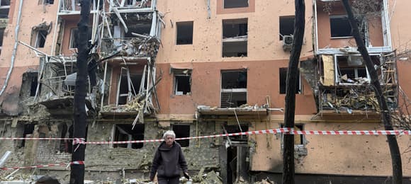 Rosyjskie bomby uderzyły w bloki mieszkalne w Słowiańsku