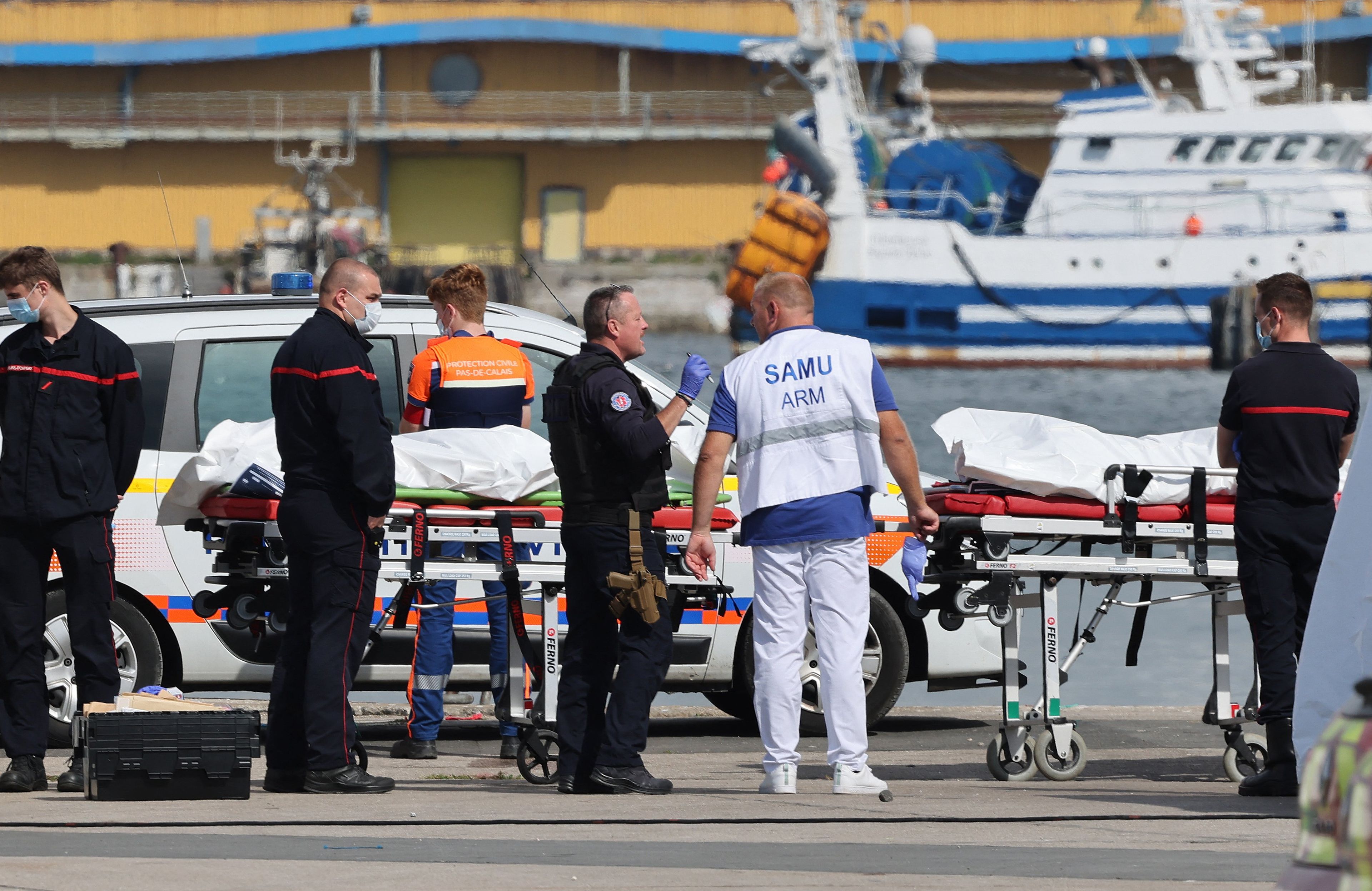 Ciała migrantów wyłowionych z kanału la Manche