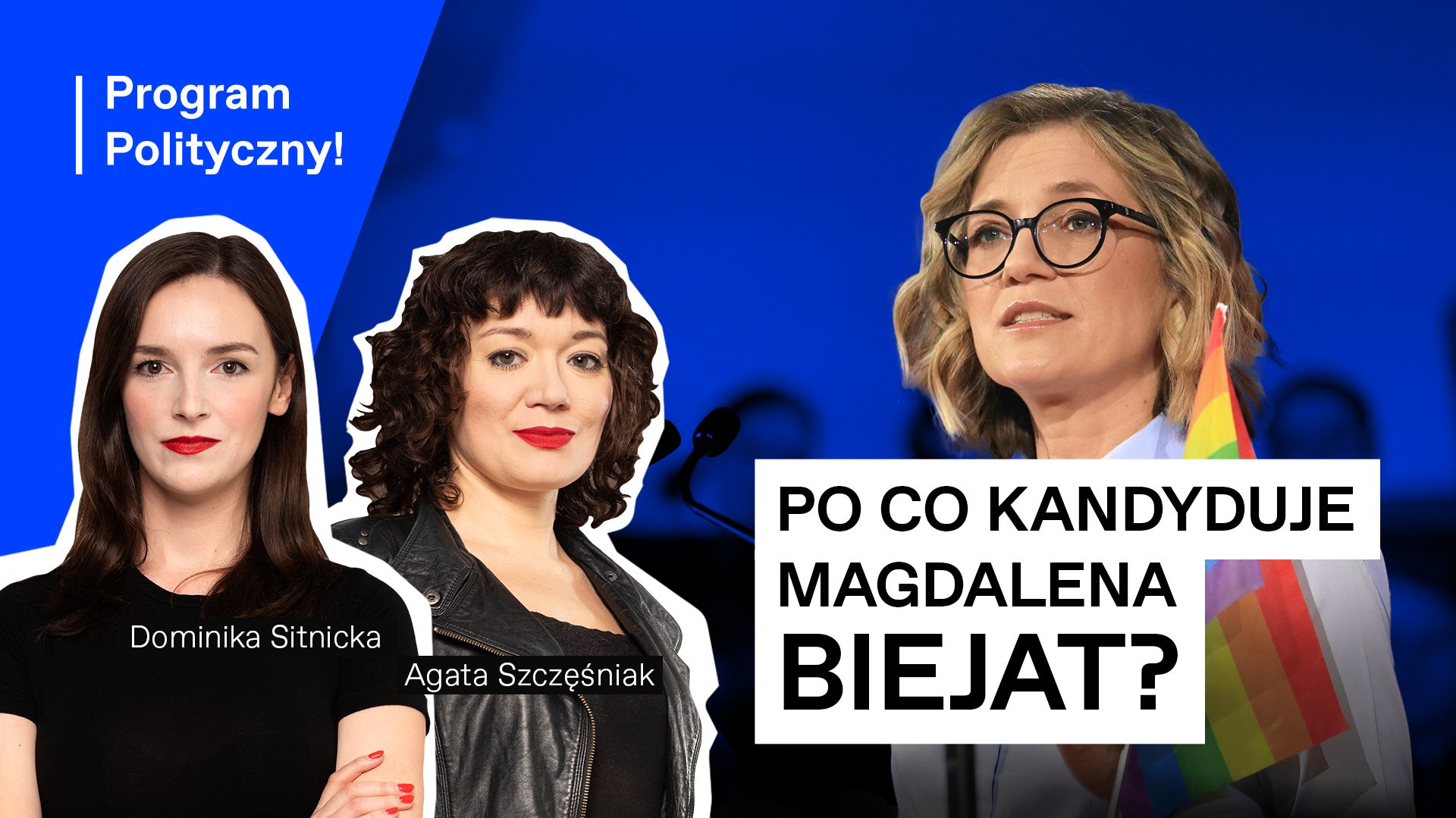 na zdjęciu od lewej: Dominika Sitnicka, Agata Szczęśniak, Magdalena Biejat