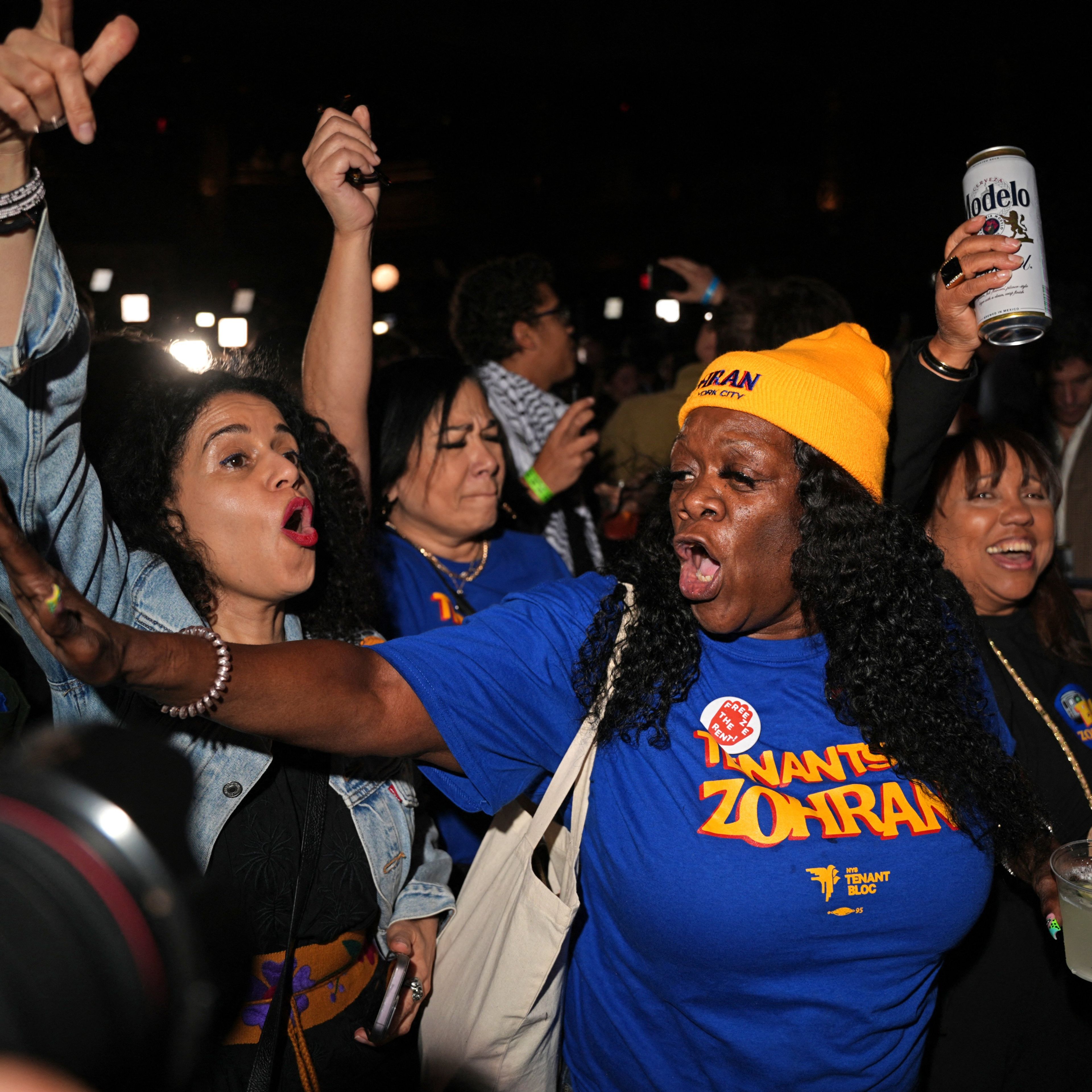 New York City Mayoral candidate Zohran Mamdani holds election night event