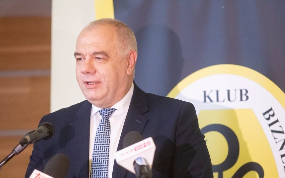23.06.2020  Bialystok . Wicepremier , minister aktywow panstwowych Jacek Sasin podczas spotkania z Bialostockim Klubem Biznesu .
Fot. Agnieszka Sadowska/ Agencja Gazeta. *** Local Caption *** .