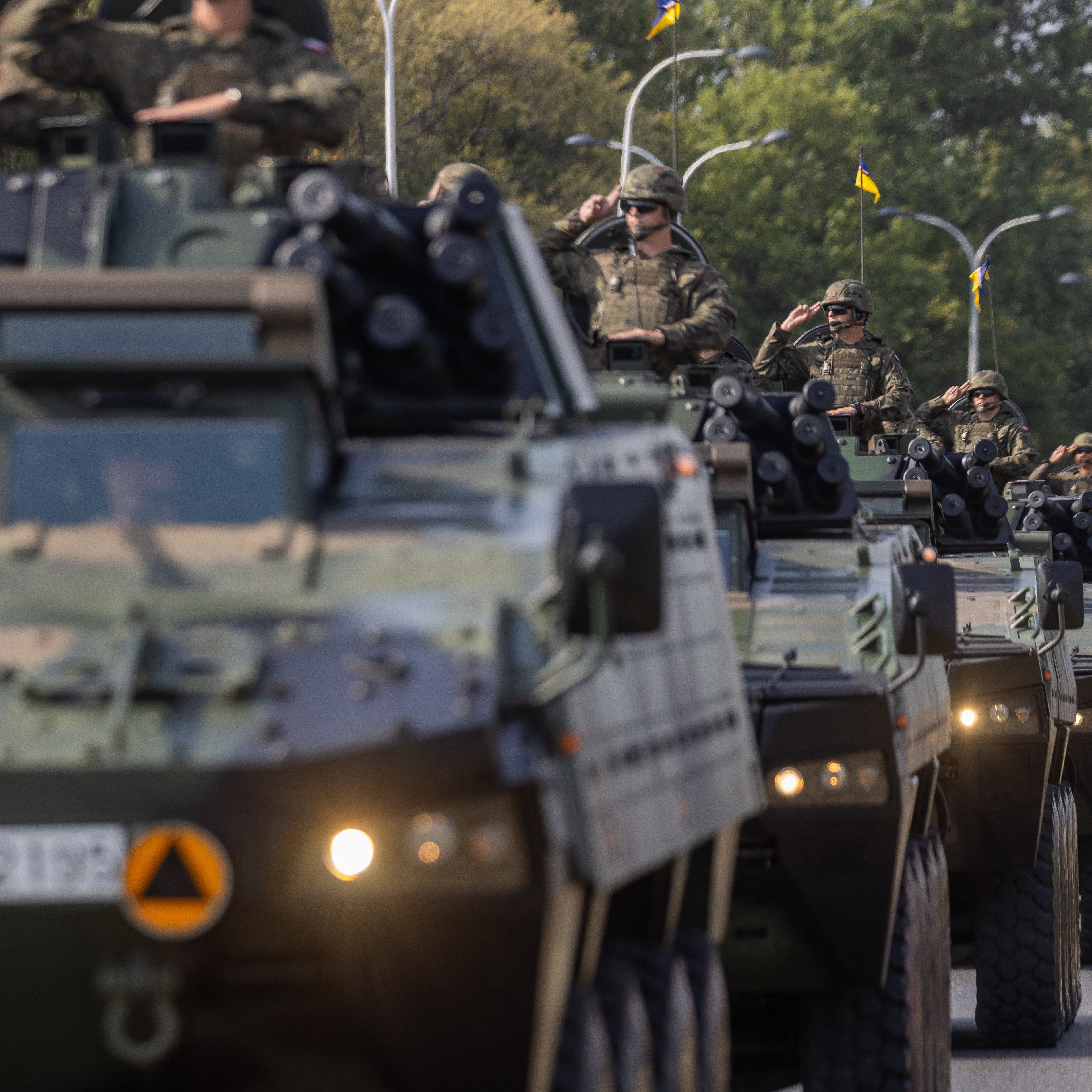 oddziały Wojska Polskiego na defiladzie w Warszawie 15.08.2024 r.