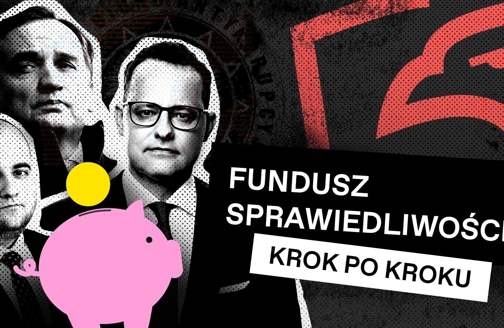 Ilustracja do explainera o co chodzi w aferze Funduszu Sprawiedliwości