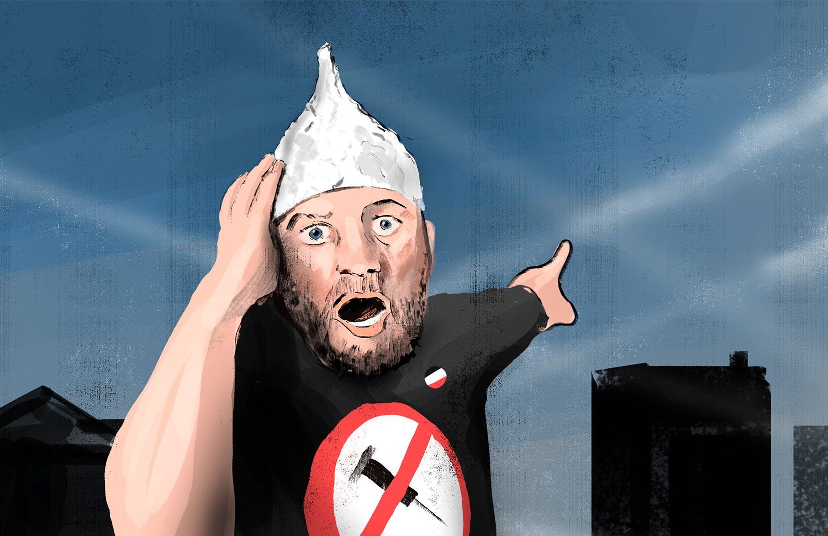 Ilustracja do tekstu o niemieckich teoriach spiskowych