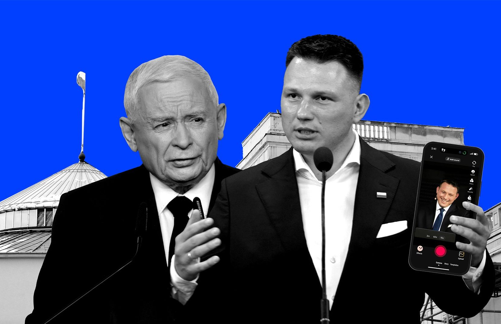 Ilustracja do tekstu o układach PiS i Konfederacji