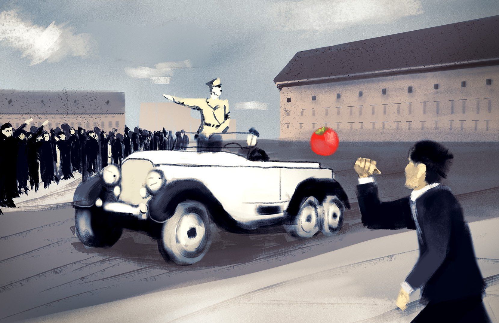 Ilustracja do tekstu o historycznych pamiątkach po Hitlerze
