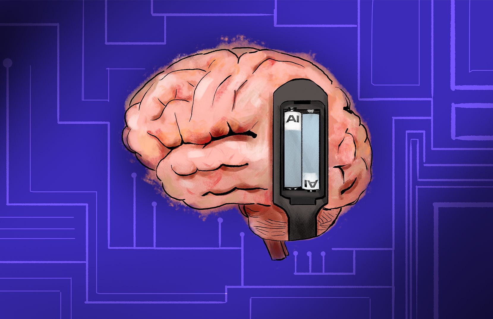 Ilustracja do tekstu pt. Czy ChatGPT nas ogłupia