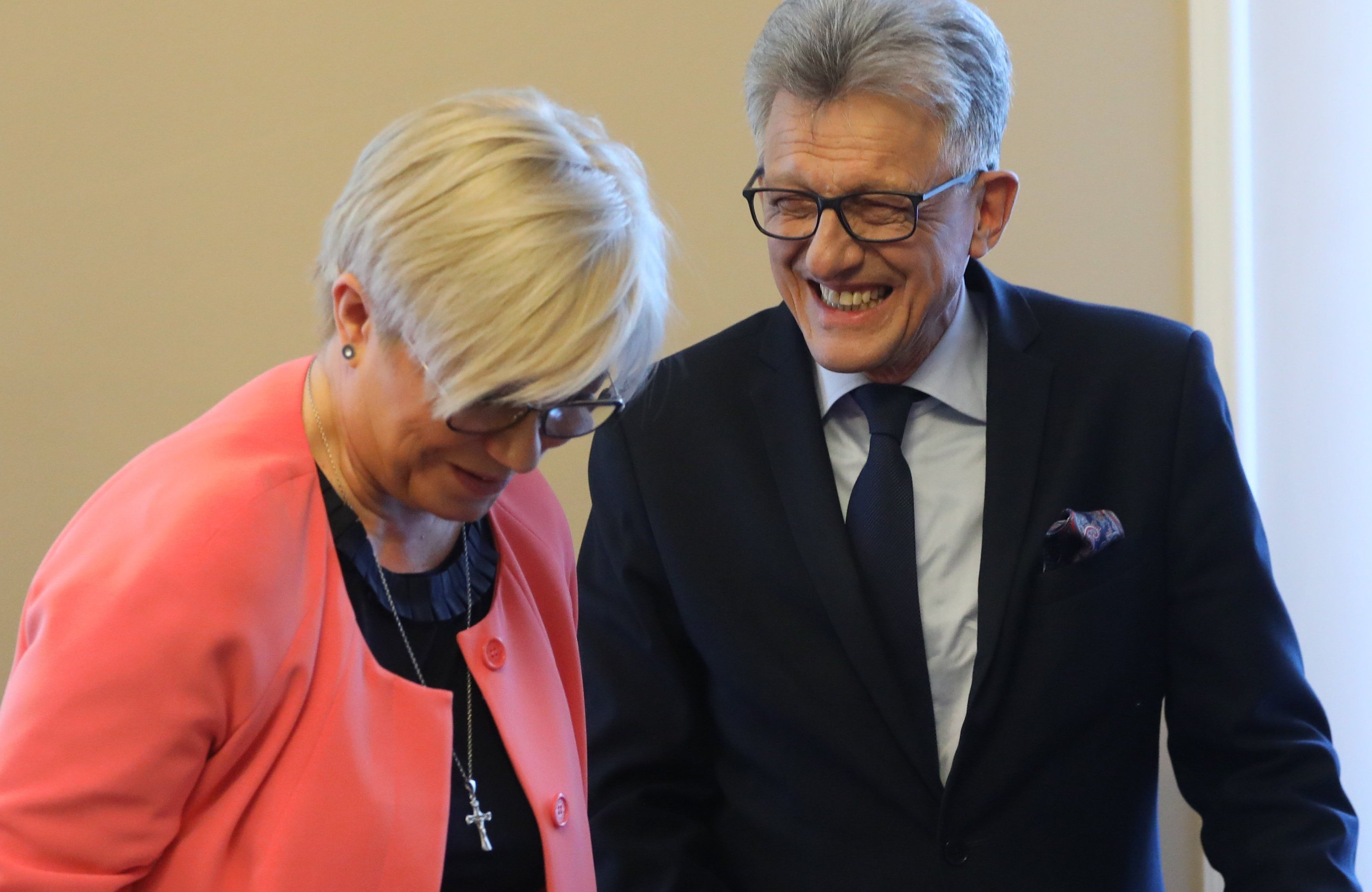 Julia Przyłębska i Stanisław Piotrowicz