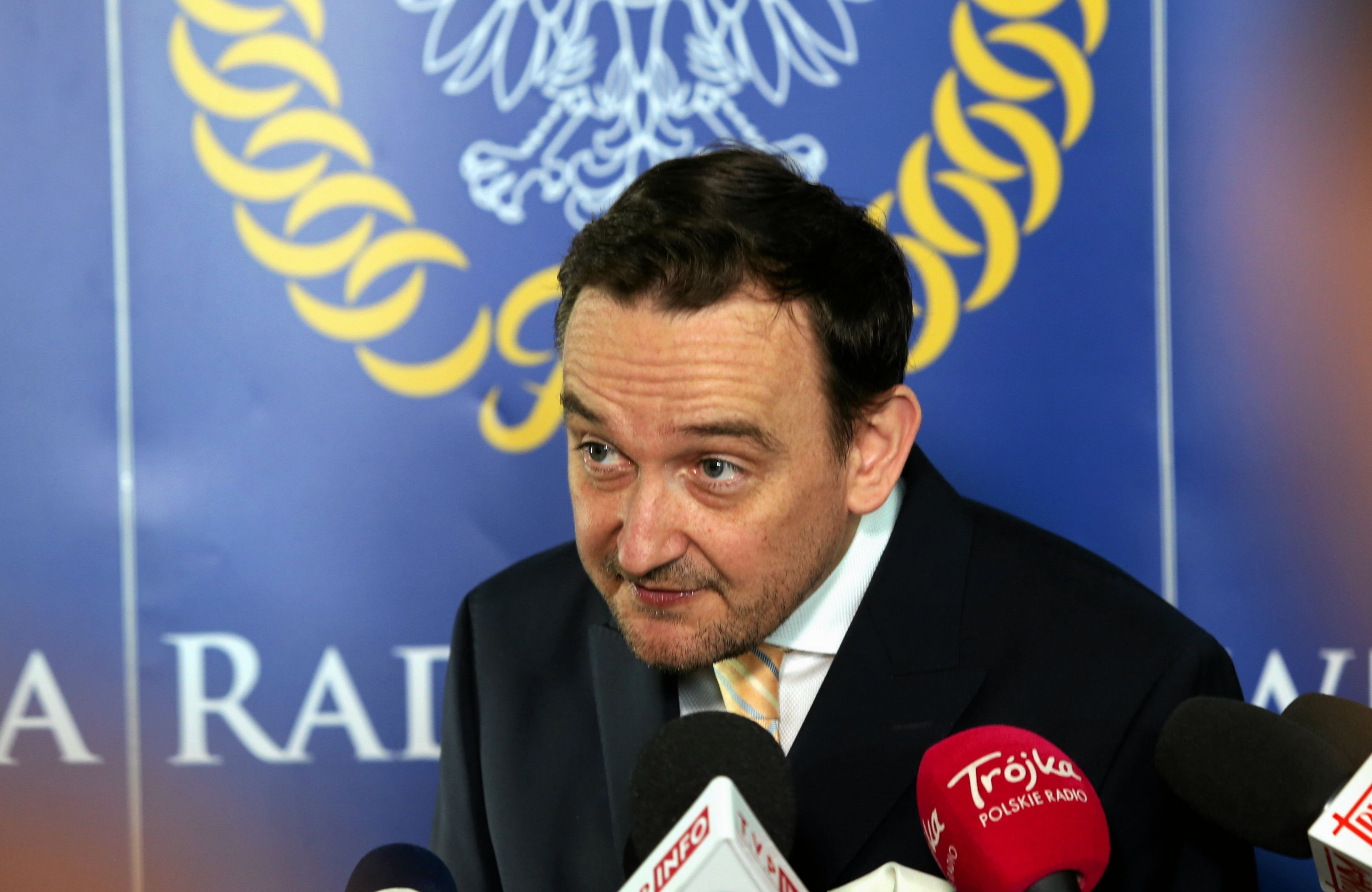 27.04.2018  Warszawa . Krajowa Rada Sadownictwa . Sedzia Krajowej Rady Sadownictwa Maciej Mitera podczas briefingu prasowego przed pierwszym posiedzeniem Rady w nowym skladzie . 
Fot. Kuba Atys / Agencja Gazeta