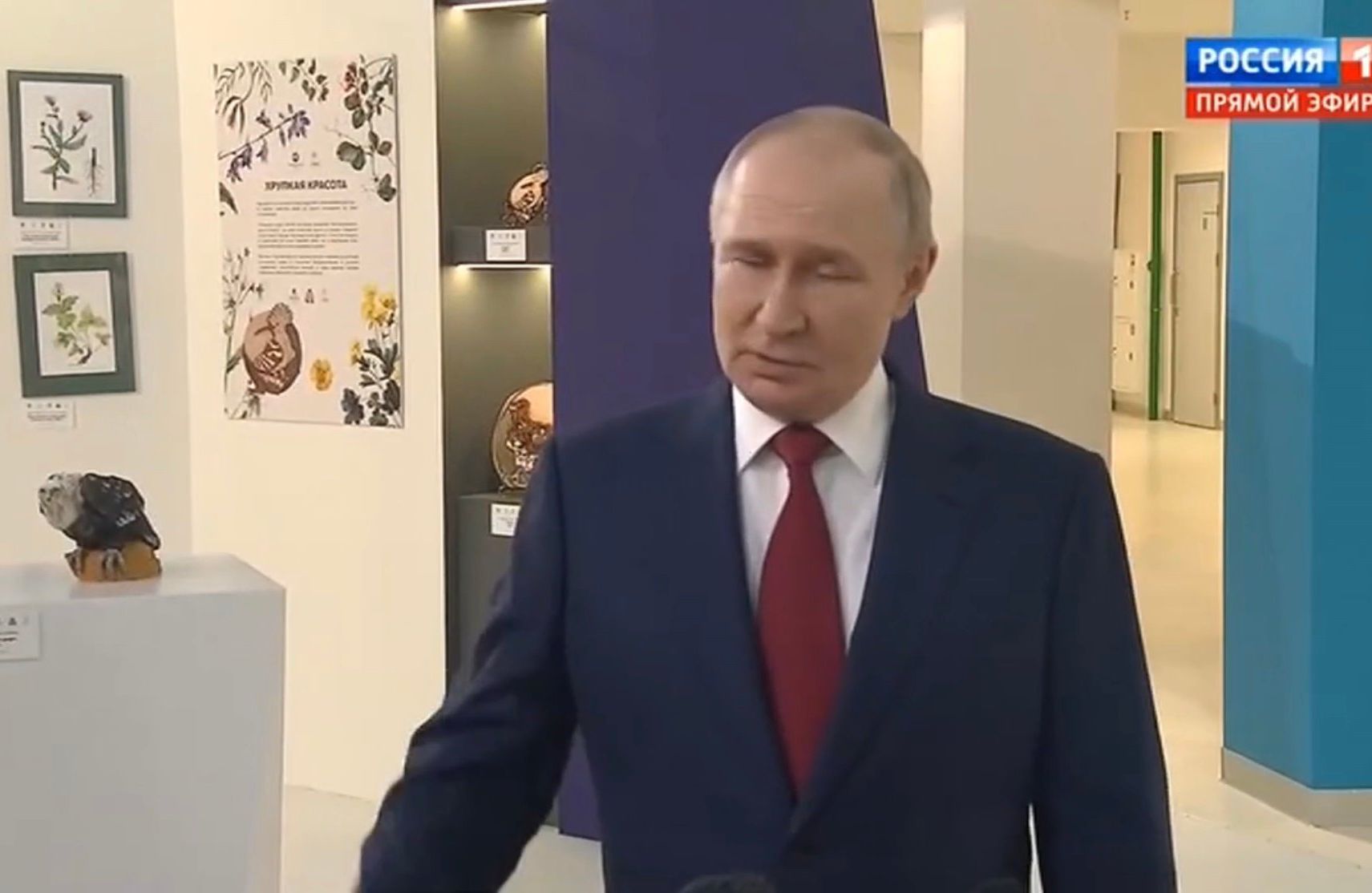 Putin w szkole w Soczi