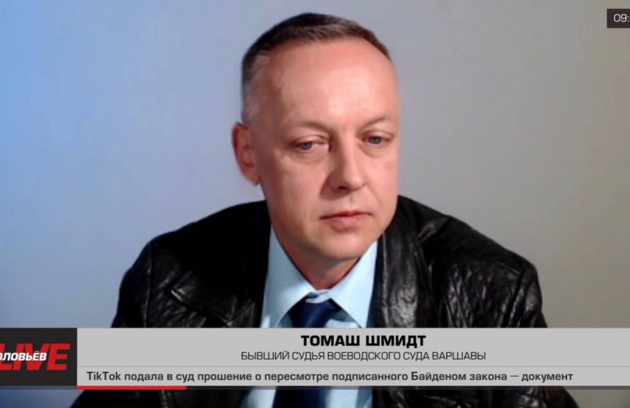 Tomasz Szmydt w rosyjskiej tv
