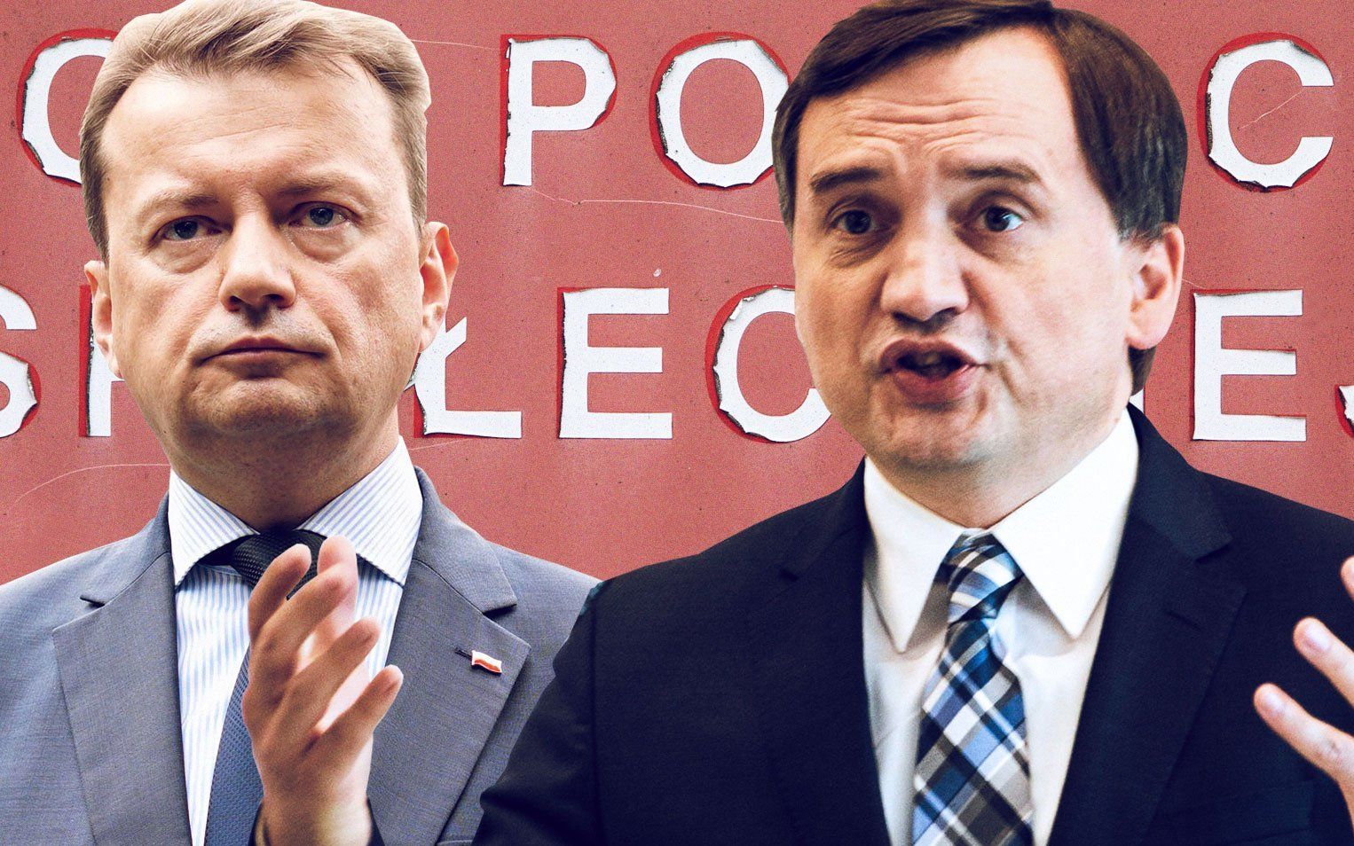 Grafika do artykułu Ziobro straszy pracowników, Błaszczak atakuje samorządy. Rząd o dramacie w DPS-ach