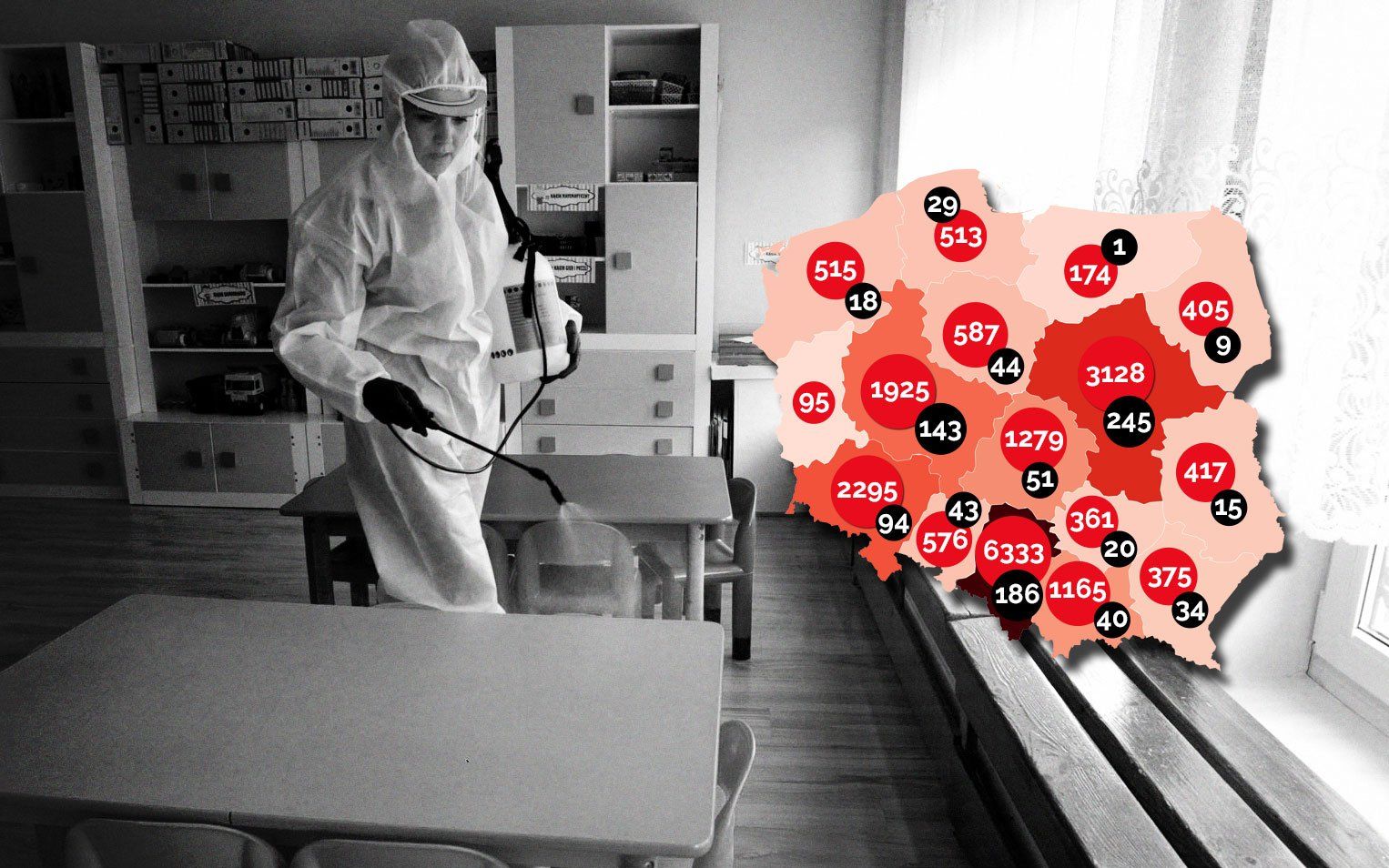 Grafika do artykułu W Polsce epidemia nie ustępuje, recesja rośnie a Duda ma wizje 2,5 mln miejsc pracy [RAPORT, WYKRESY]