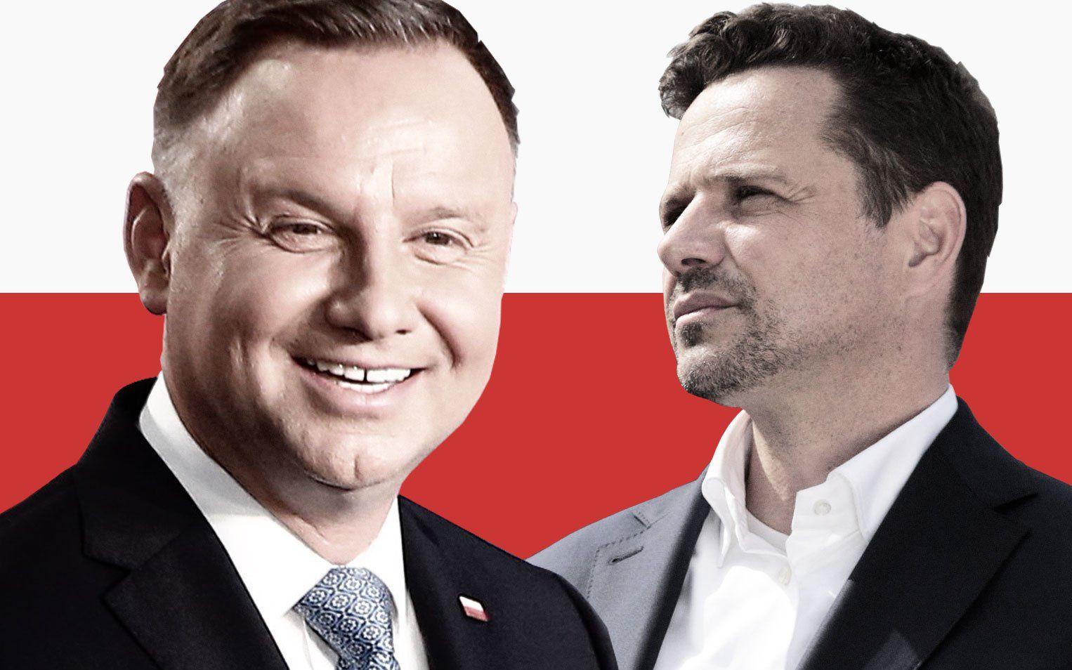 Grafika do artykułu Late poll: Duda 51 proc.,Trzaskowski 49 proc. Pozamiatane
