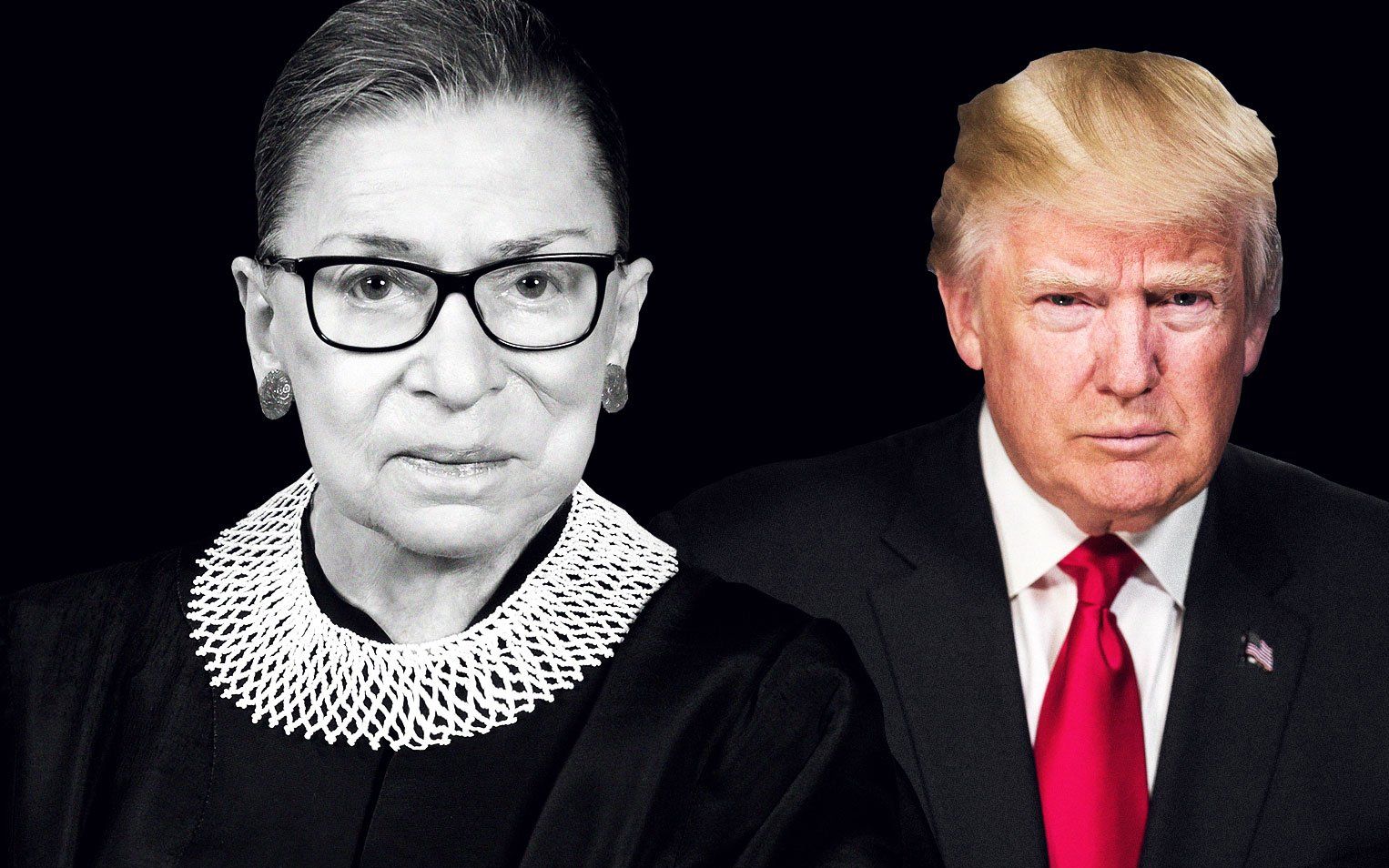 Grafika do artykułu Śmierć Ruth Bader Ginsburg może zmienić Amerykę. Prawica wyczuła szansę na obalenie prawa do aborcji