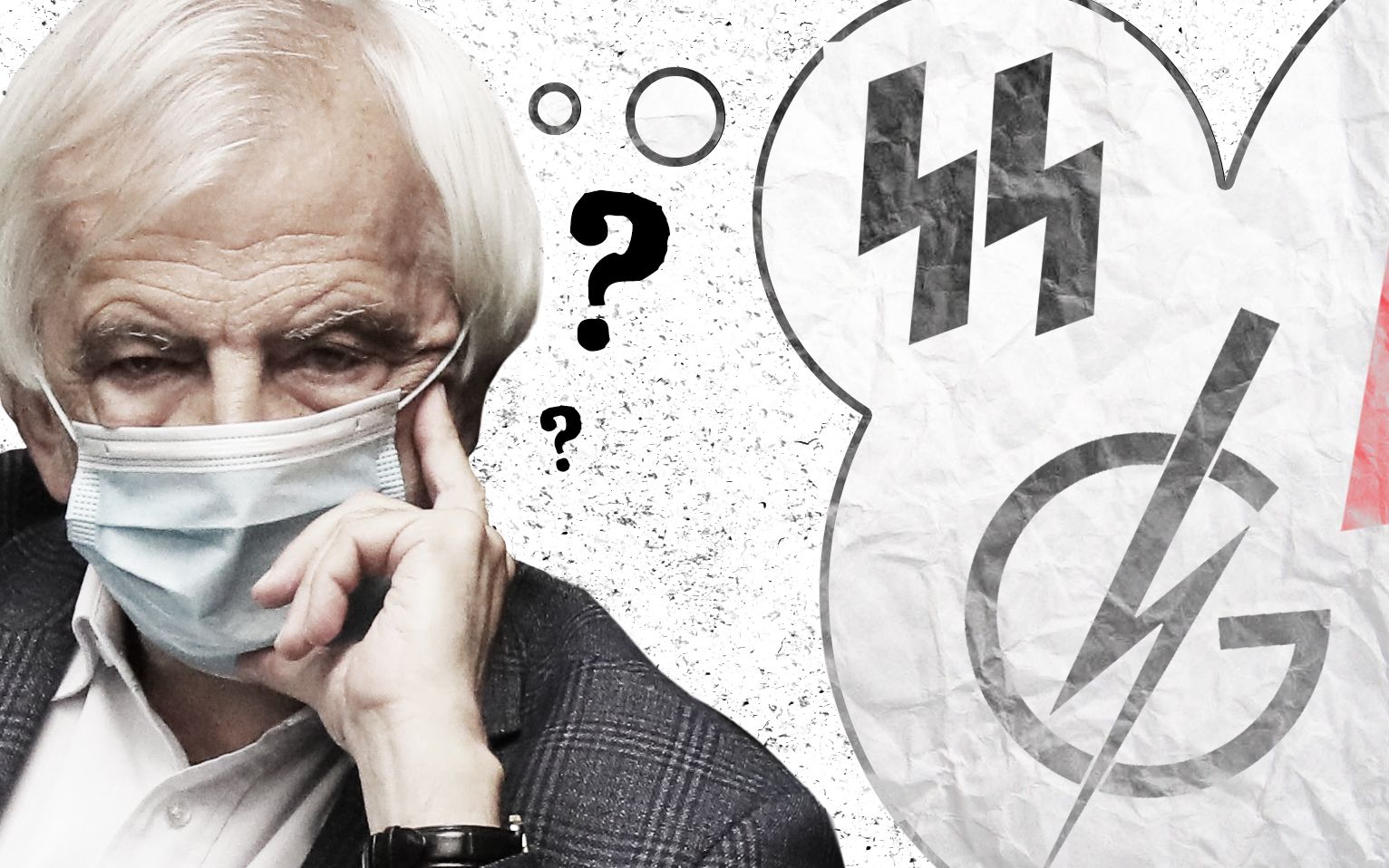 Grafika do artykułu Strajk Kobiet ma znak SS? Brednie Terleckiego i Jędraszewskiego, mylą nazistów z Szarymi Szeregami
