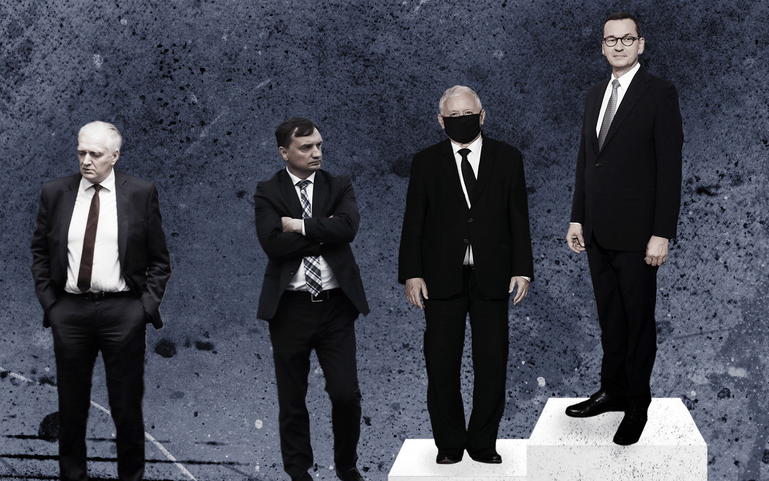 Grafika do artykułu Gowin - 0, Ziobro - 5, Morawiecki - 54. Wyborcy PiS wybrali swoją przyszłość [SONDAŻ]