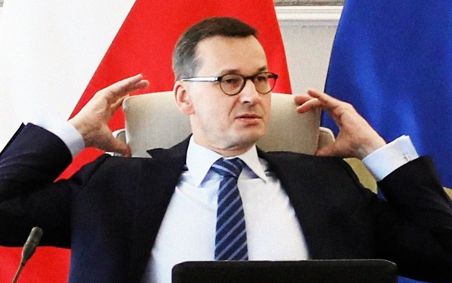 Grafika do artykułu Morawiecki milczy w sprawie Pegasusa. Od stycznia nie odpowiada na pytania RPO