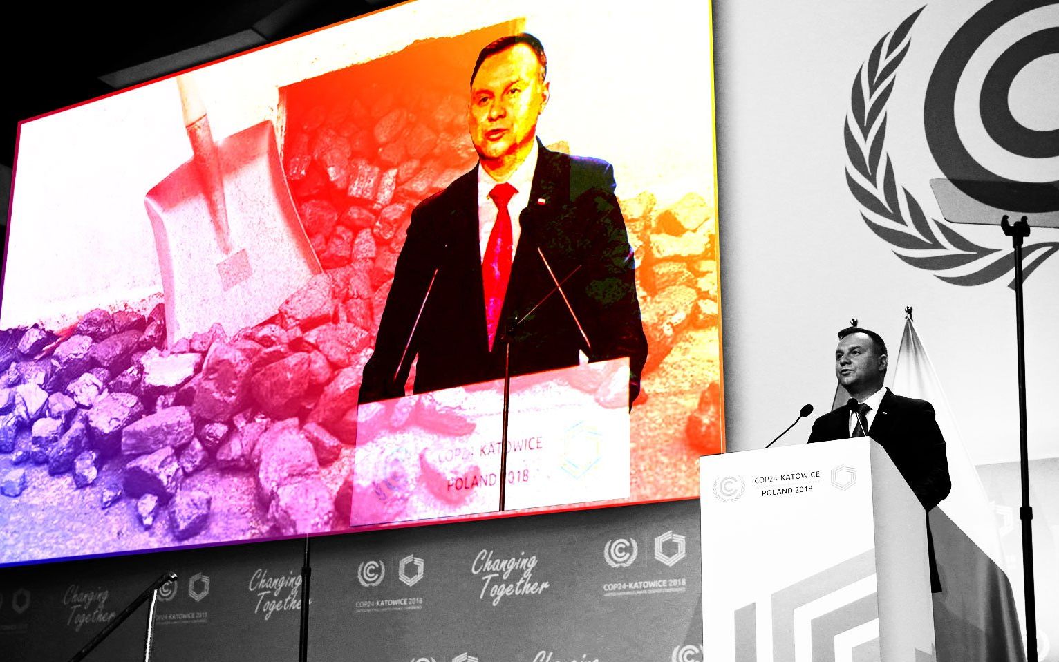 Grafika do artykułu Prezydent Duda na COP24: węgiel nie szkodzi klimatowi. Sprzeczny z nauką afront