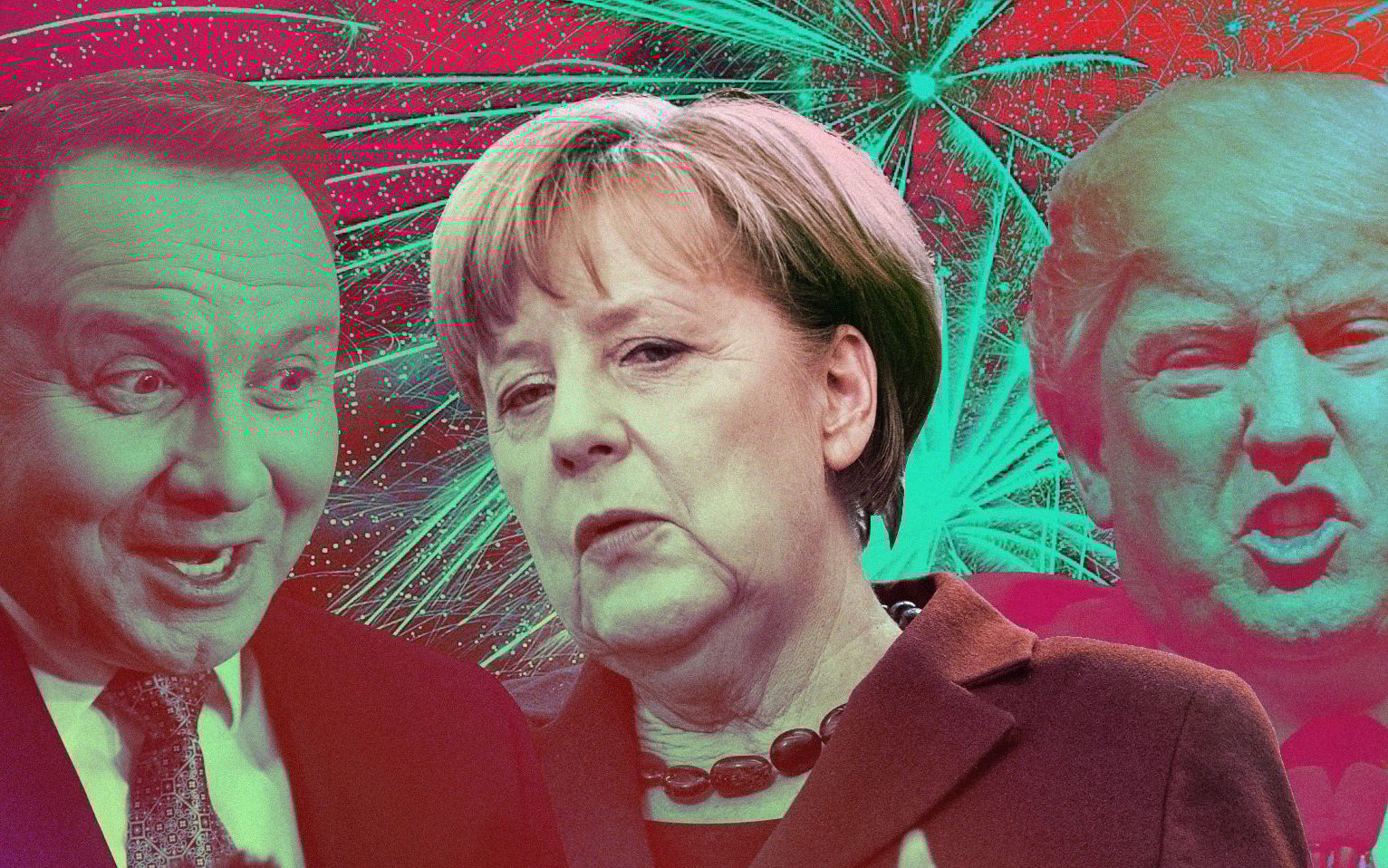 Grafika do artykułu Orędzie Dudy - bajki dla grzecznych Polaków. Porównaj z poważną mową Merkel (i tweetami Trumpa)