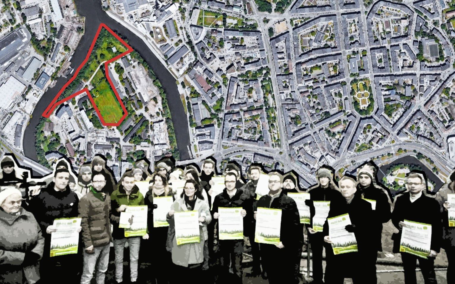 Grafika do artykułu Zdążyć przed specustawą mieszkaniową. Wrocławianie walczą o obiecany park