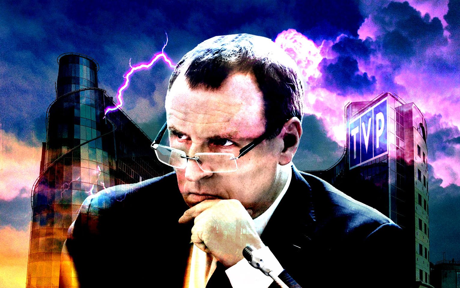 Grafika do artykułu Burza wokół TVP nie cichnie. PiS broni swojej maszyny propagandowej