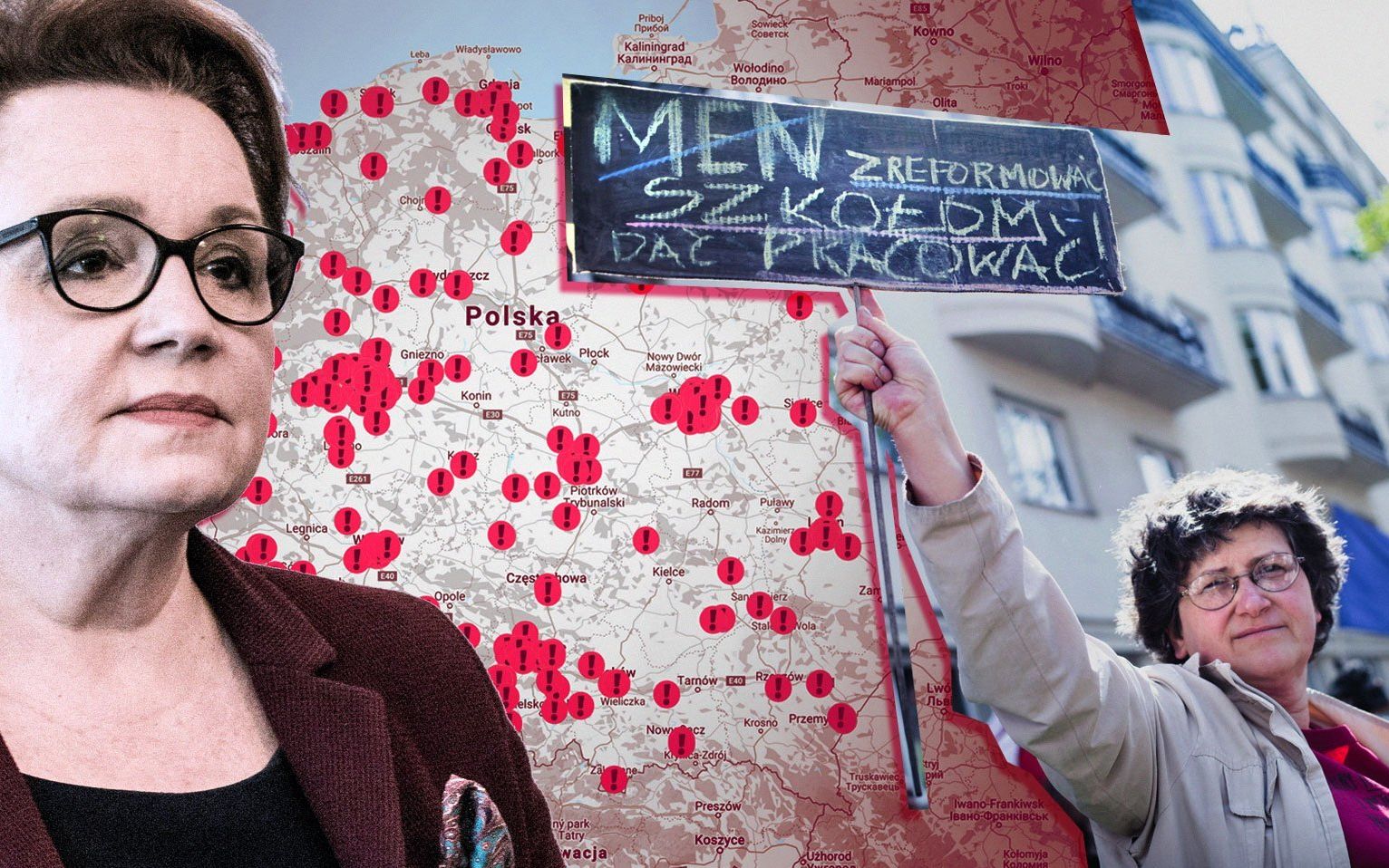 Grafika do artykułu Strajk w oświacie w czasie egzaminów? 23 tys. szkół i przedszkoli złożyło żądanie: 1000 zł netto
