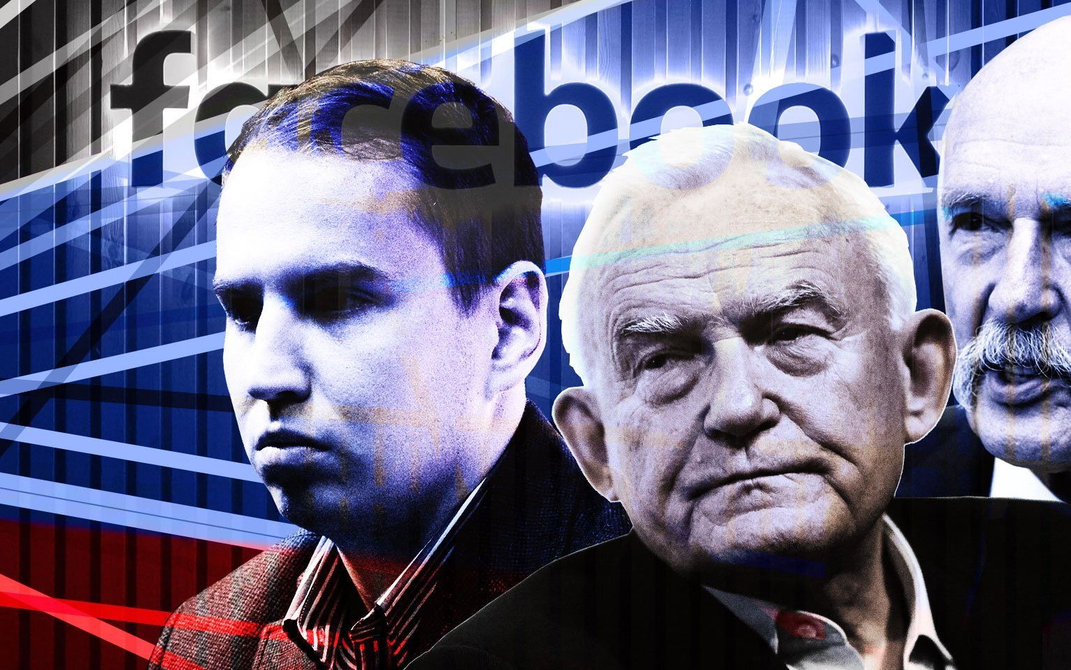 Grafika do artykułu FB pozwala działać siatce fanpejdży promującej rosyjską propagandę, prawicowe media i wiceministra cyfryzacji